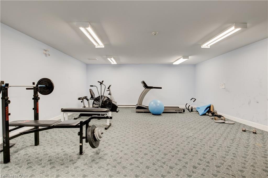 104-18 Holborn Court, Kitchener, ON - Indoor Photo Showing Gym Room