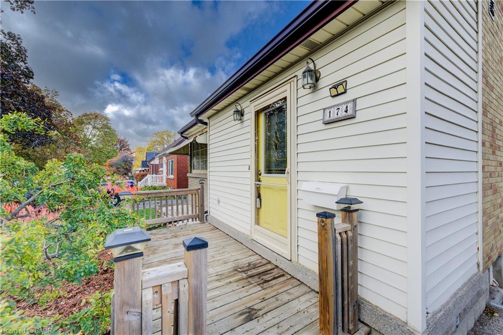 174 Union Street E, Waterloo, ON - Outdoor With Deck Patio Veranda With Exterior