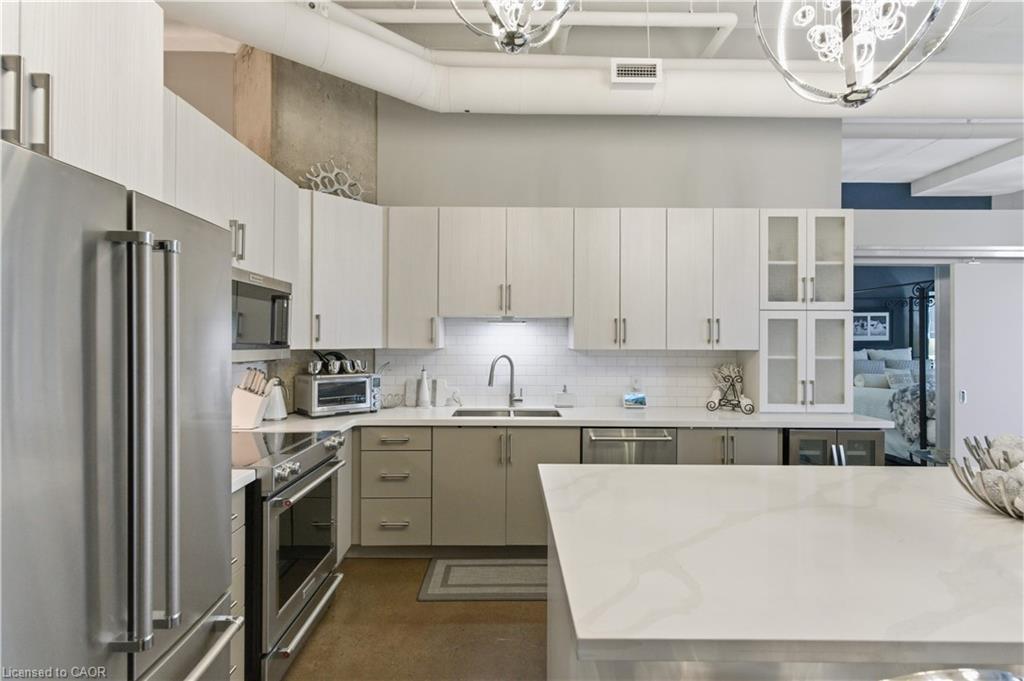 Ph10-66 Bay Street S, Hamilton, ON - Indoor Photo Showing Kitchen