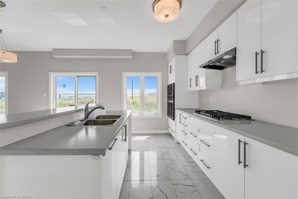 76 Hitchman Street, Paris, ON - Indoor Photo Showing Kitchen With Double Sink With Upgraded Kitchen