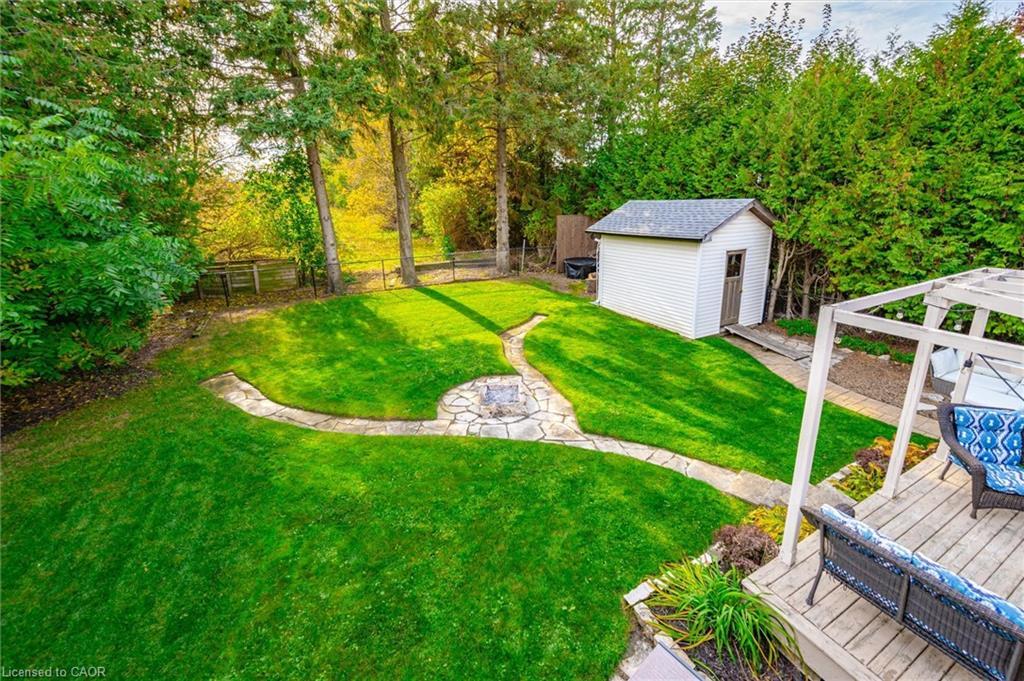 6548 Beatty Line N, Fergus, ON - Outdoor With Deck Patio Veranda With Backyard