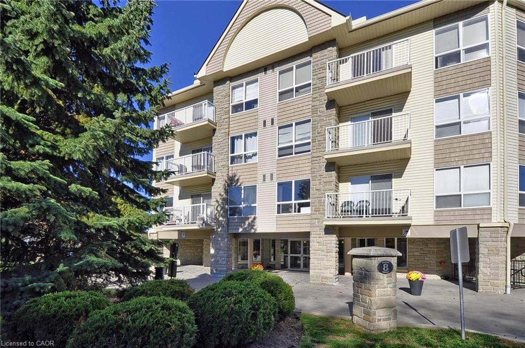 302-8 Harris Street, Cambridge, ON - Outdoor With Balcony With Facade