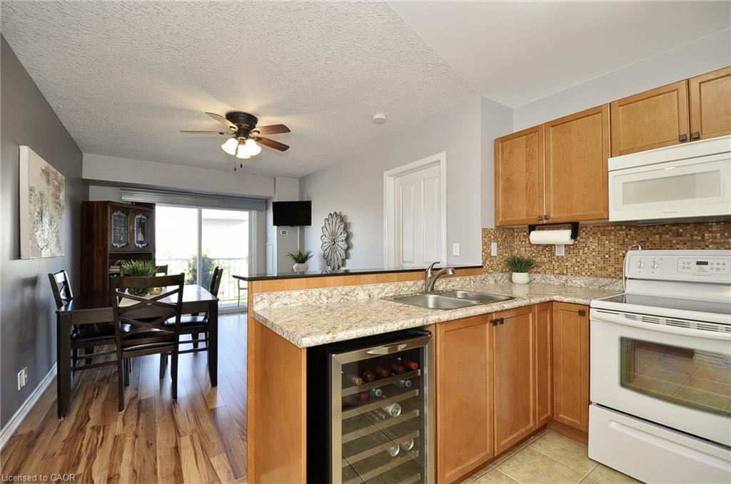 302-8 Harris Street, Cambridge, ON - Indoor Photo Showing Kitchen With Double Sink