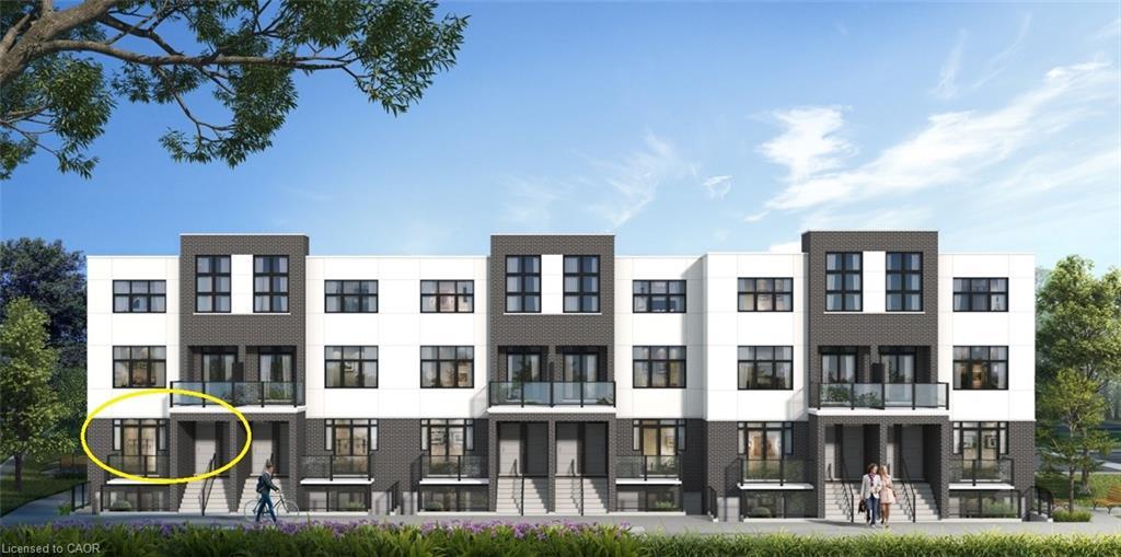 93-31 Mill Street, Kitchener, ON - Outdoor With Balcony With Facade