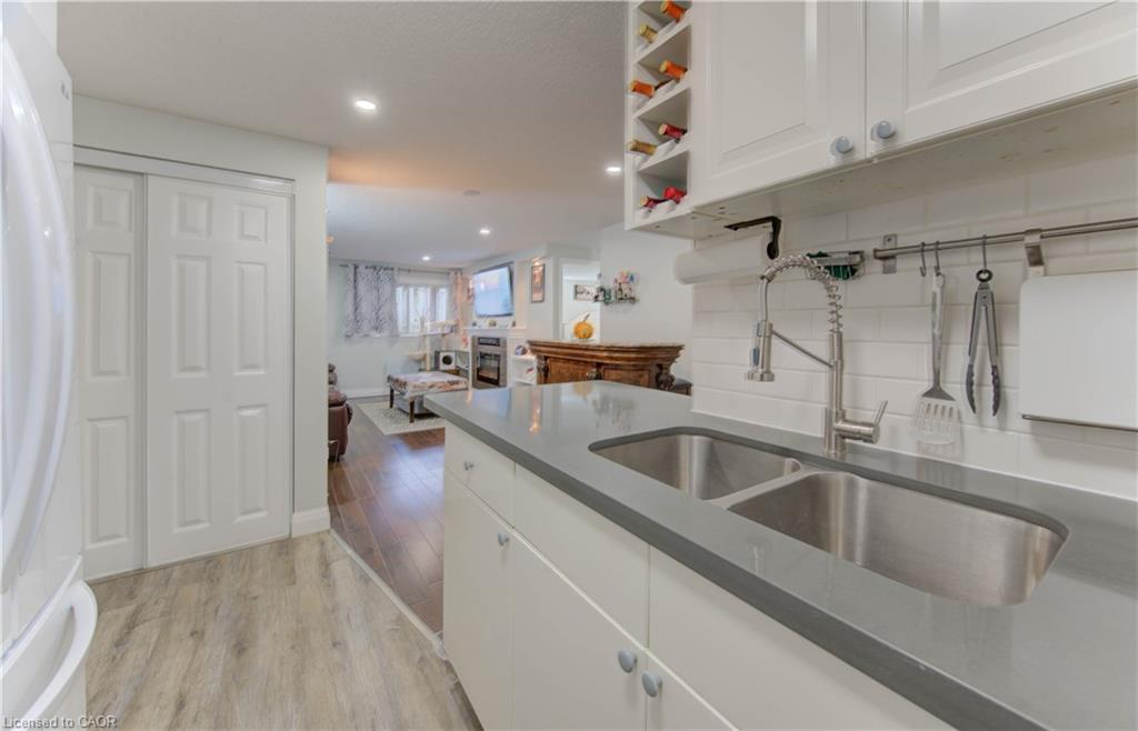 104-30 Bridge Street W, Kitchener, ON - Indoor Photo Showing Kitchen With Double Sink