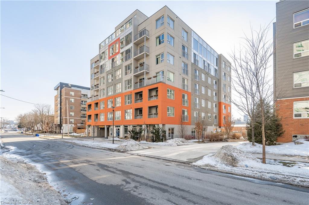 207-321 Spruce Street S, Waterloo, ON - Outdoor With Facade