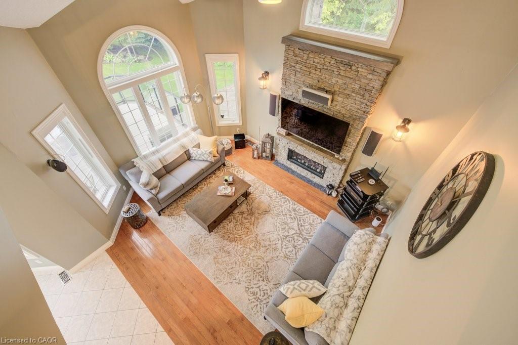 1525 Dickie Settlement Road, Cambridge, ON - Indoor Photo Showing Other Room With Fireplace