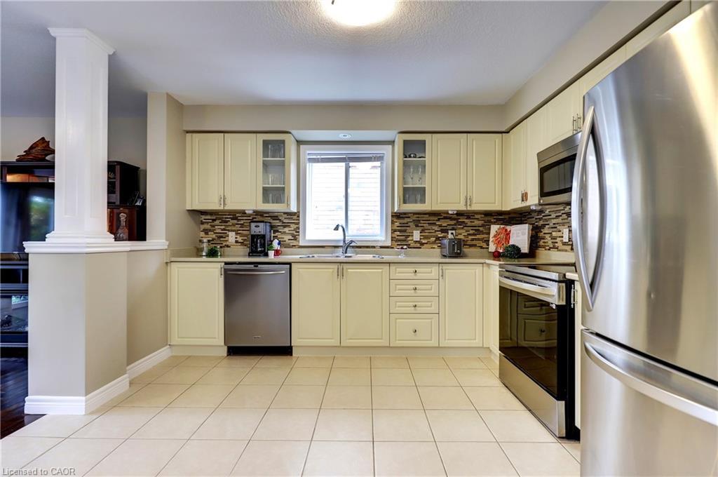 21 Mullin Drive, Guelph, ON - Indoor Photo Showing Kitchen With Double Sink