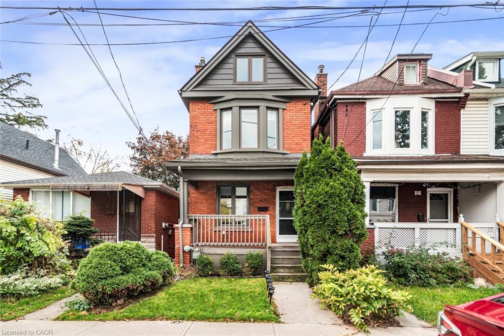 319 Hunter Street W, Hamilton, ON - Outdoor With Deck Patio Veranda With Facade