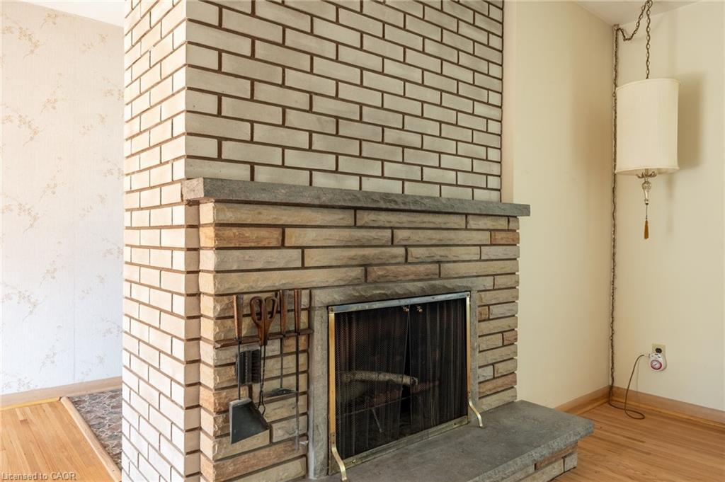 654 Hiawatha Boulevard, Ancaster, ON - Indoor With Fireplace
