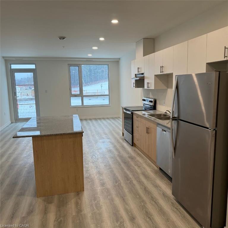 206-1098 Paisley Road, Guelph, ON - Indoor Photo Showing Kitchen With Double Sink