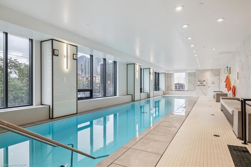 1405-2007 James Street, Burlington, ON - Indoor Photo Showing Other Room With In Ground Pool