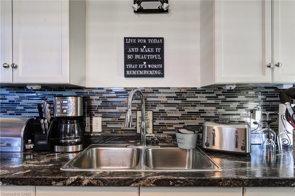 128 Dover Street, Otterville, ON - Indoor Photo Showing Kitchen With Double Sink