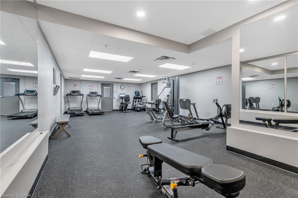 302-1201 North Shore Boulevard E, Burlington, ON - Indoor Photo Showing Gym Room