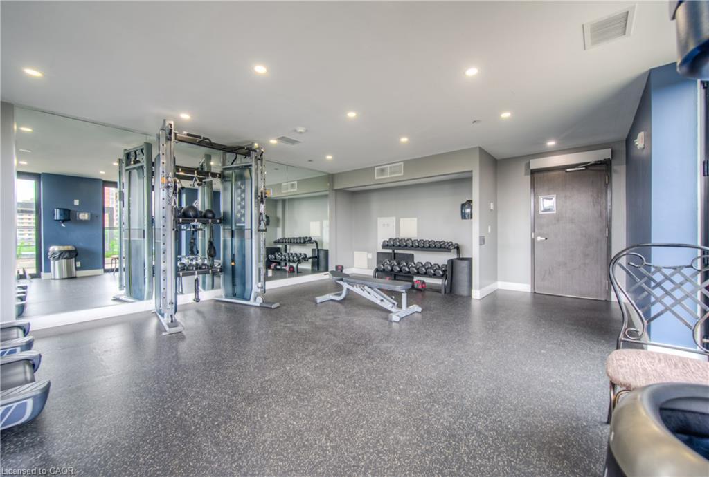 1015-15 Queen Street S, Hamilton, ON - Indoor Photo Showing Gym Room