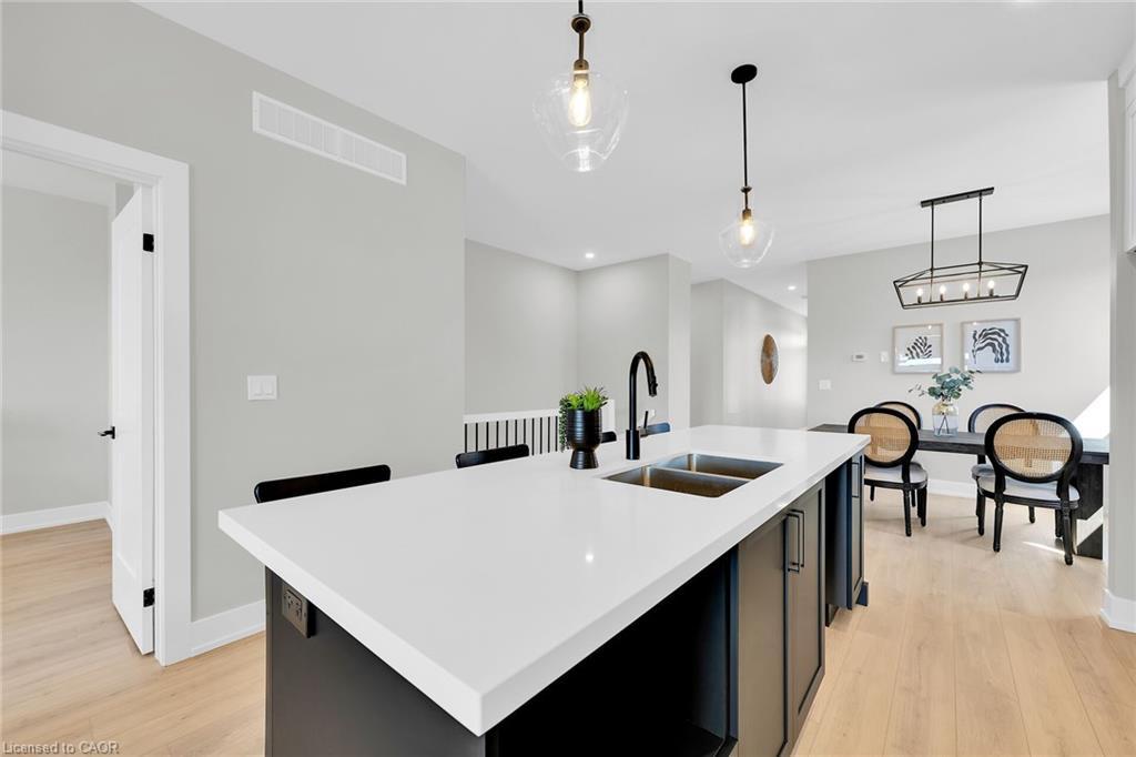 188 Lafayette Street E, Jarvis, ON - Indoor Photo Showing Kitchen With Double Sink