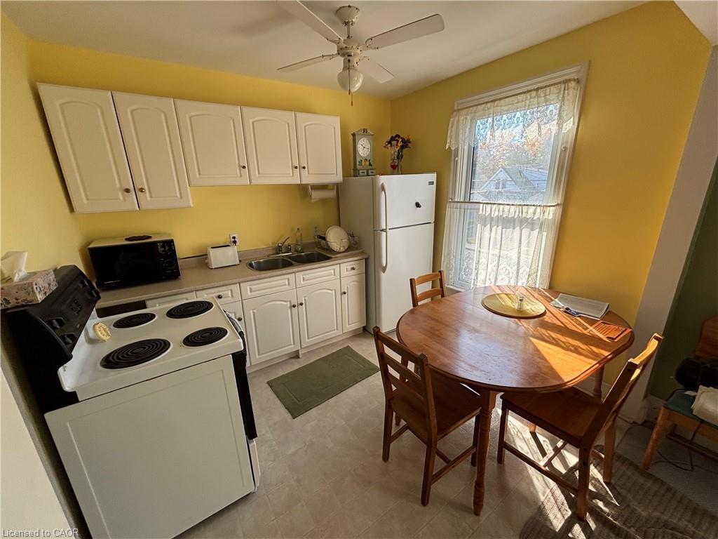 24 Hunt Street, Hamilton, ON - Indoor Photo Showing Kitchen With Double Sink