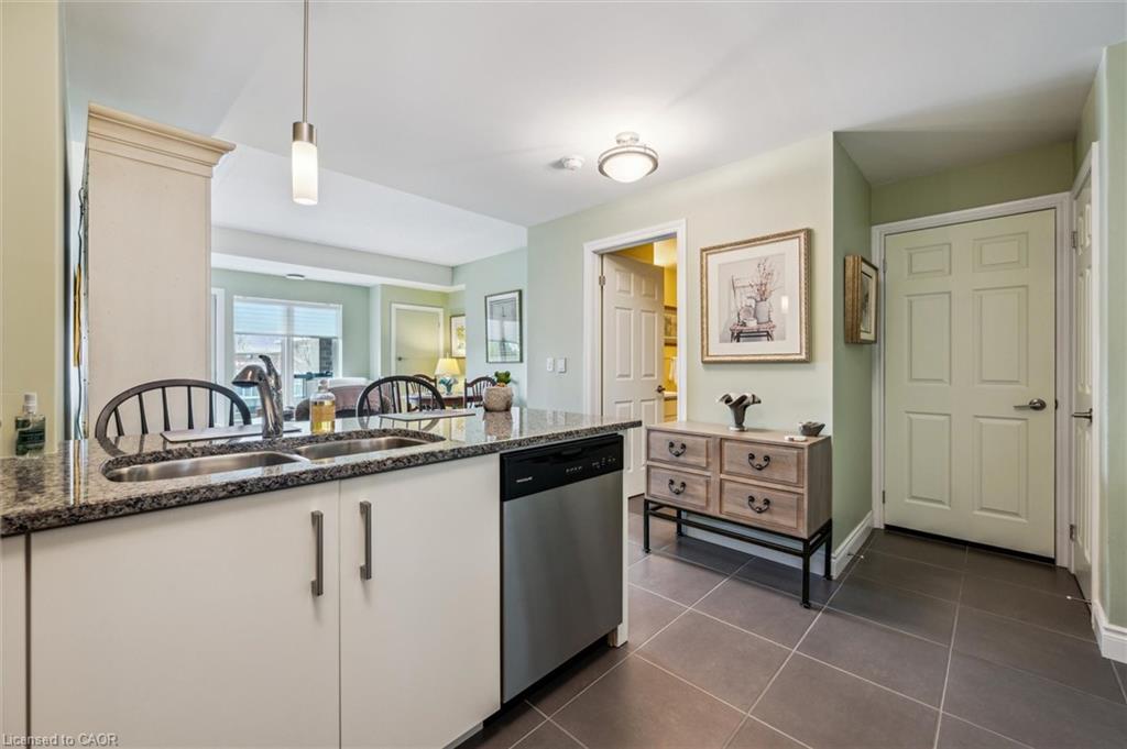 202-106 Bard Boulevard, Guelph, ON - Indoor Photo Showing Kitchen With Double Sink