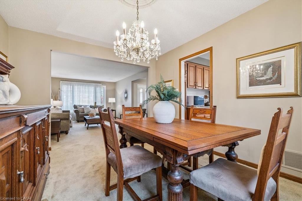595 Barons Court, Burlington, ON - Indoor Photo Showing Dining Room