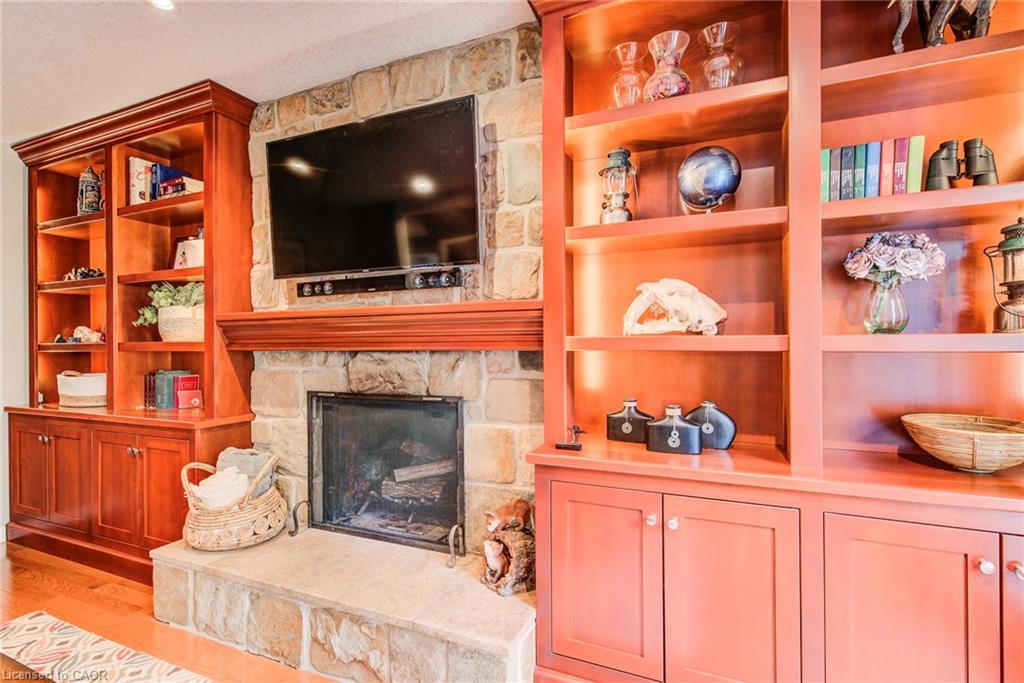 33 Tinatawa Court, Kitchener, ON - Indoor With Fireplace