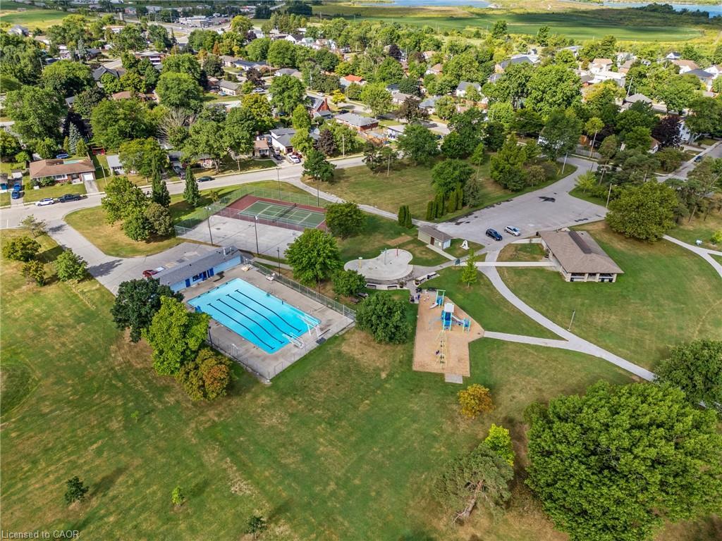 18 Laidlaw Street, Hagersville, ON - Outdoor With In Ground Pool With View