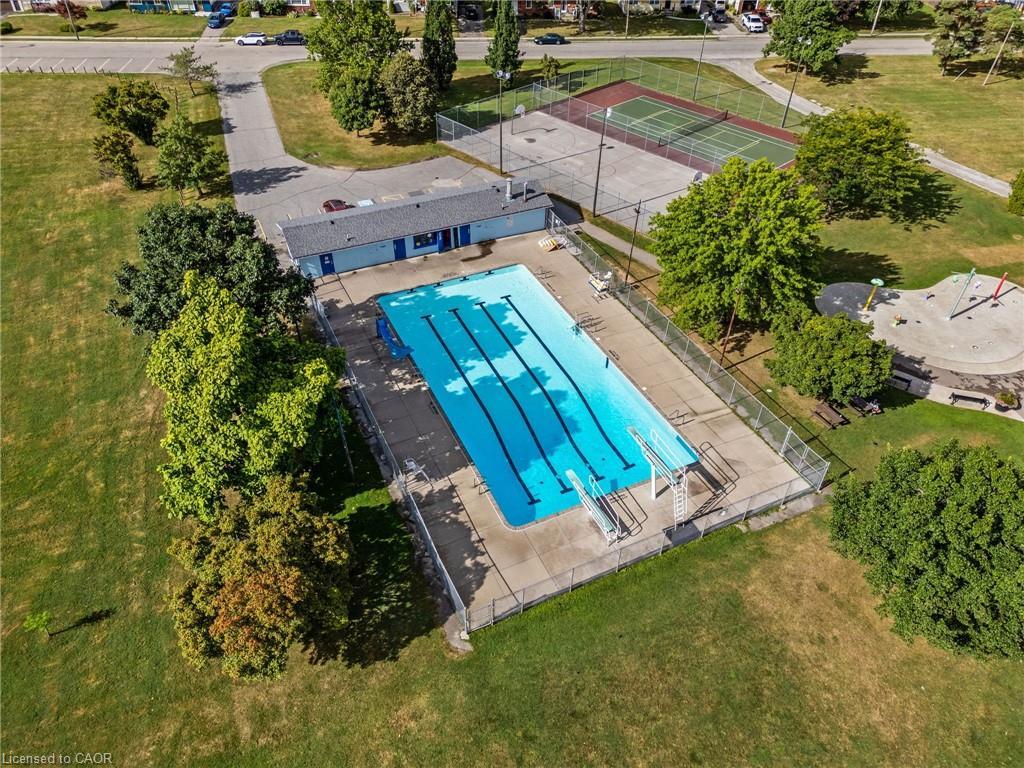 18 Laidlaw Street, Hagersville, ON - Outdoor With In Ground Pool With View