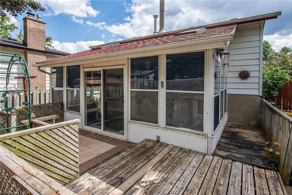 153 Pinedale Drive, Kitchener, ON - Outdoor With Deck Patio Veranda With Exterior
