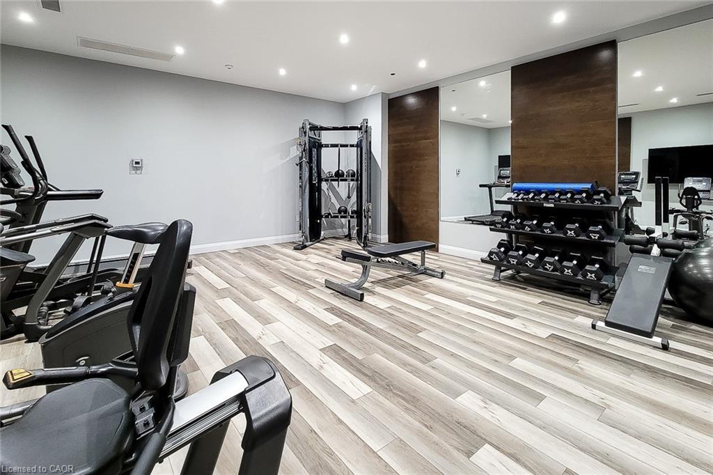 217-1 Redfern Avenue, Hamilton, ON - Indoor Photo Showing Gym Room