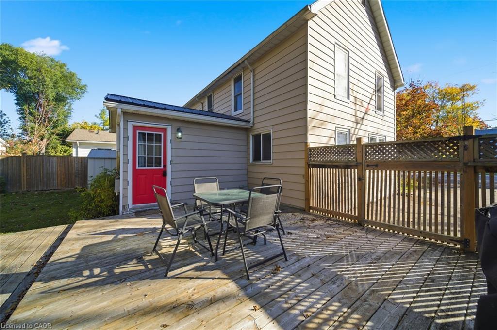 29 Monson Street, Jarvis, ON - Outdoor With Deck Patio Veranda