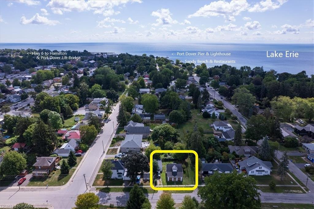 211 Mcnab Street W, Port Dover, ON - Outdoor With Body Of Water With View