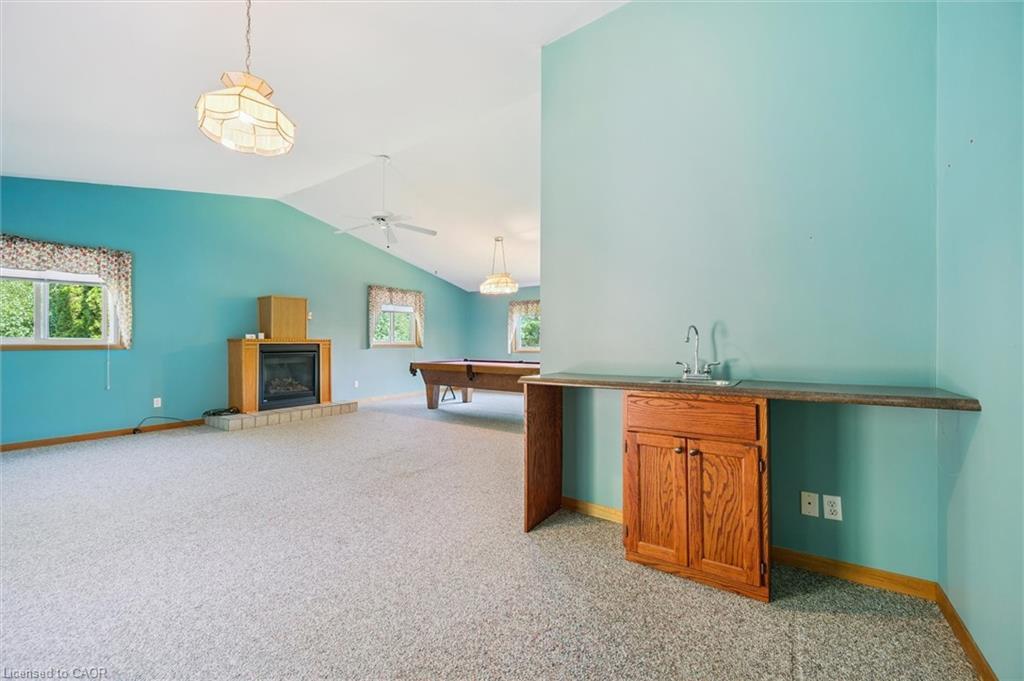 6127 First Line, Erin, ON - Indoor With Fireplace