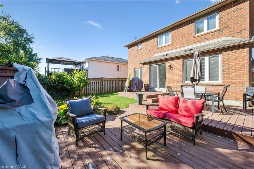 55 Enfield Drive, Cambridge, ON - Outdoor With Deck Patio Veranda With Exterior