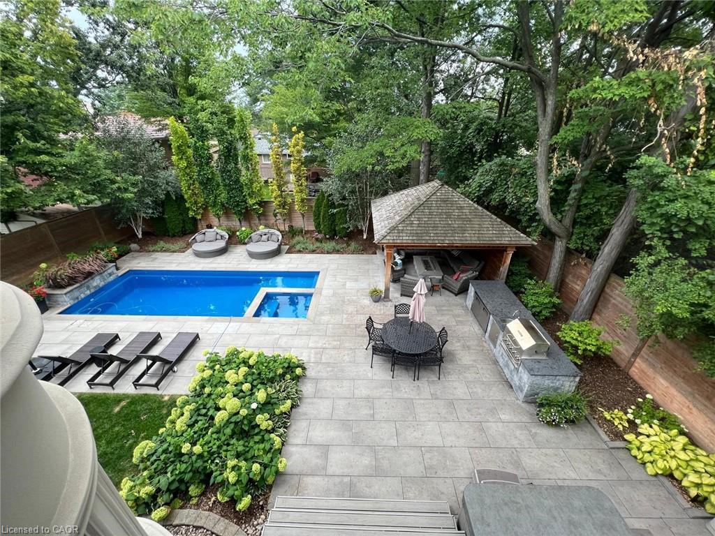 172 Boxley Road, Burlington, ON - Outdoor With In Ground Pool