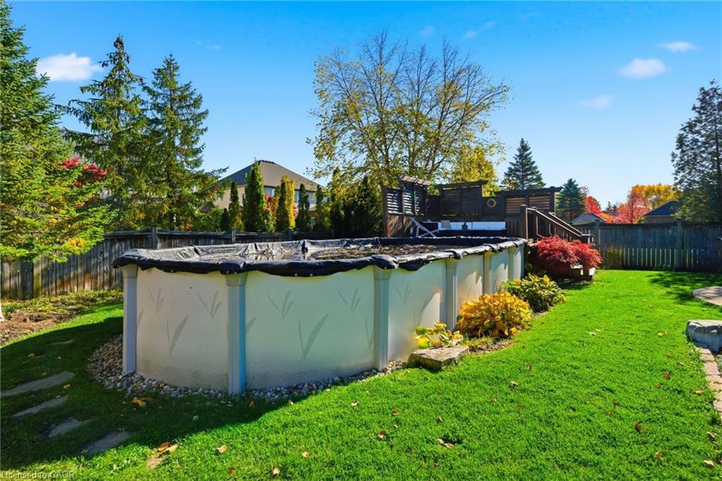 81 Timber Creek Crescent, Fonthill, ON - Outdoor With Above Ground Pool With Backyard