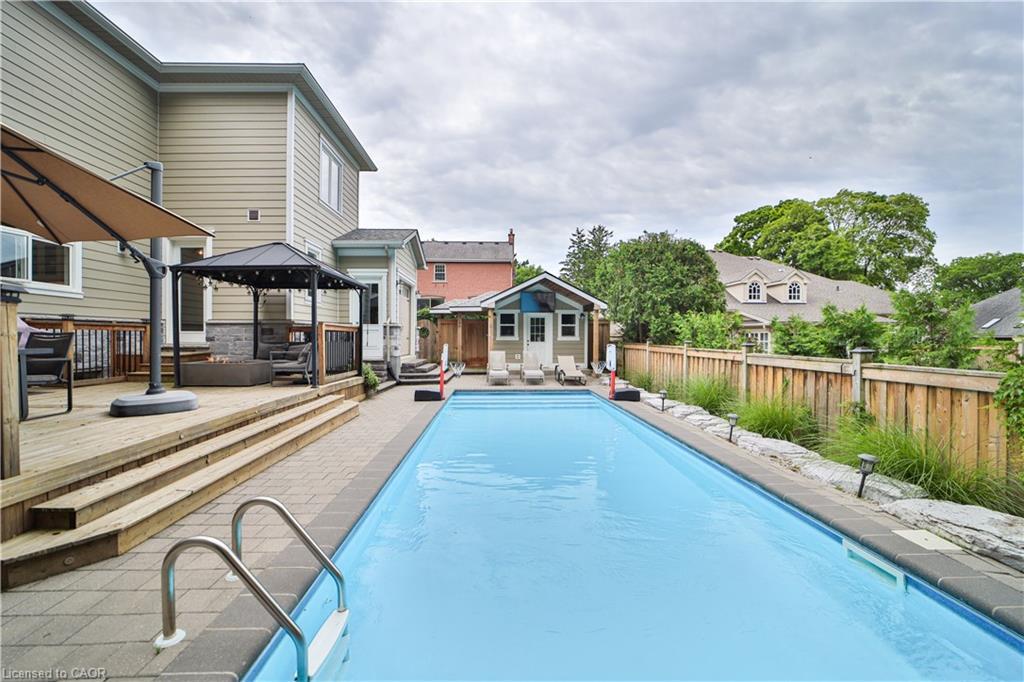 298 Shoreview Road, Burlington, ON - Outdoor With In Ground Pool With Exterior