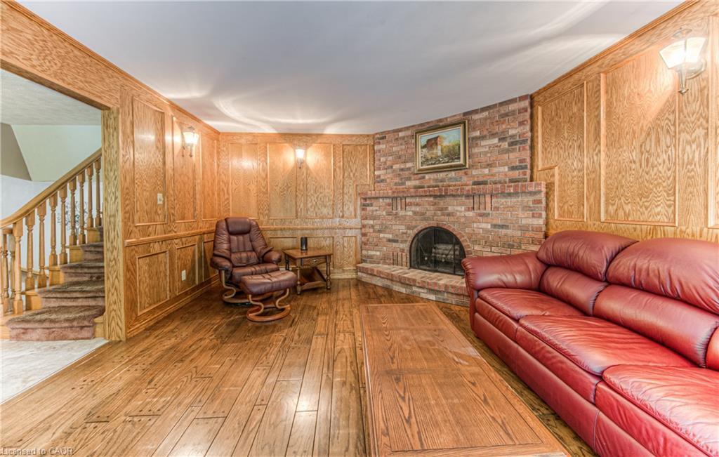 65 Trailview Drive, Kitchener, ON - Indoor Photo Showing Other Room With Fireplace