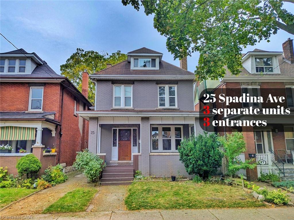 25 Spadina Avenue, Hamilton, ON - Outdoor With Facade