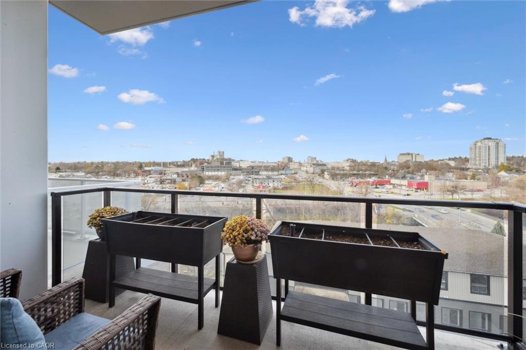 608-71 Wyndham Street S, Guelph, ON - Outdoor With Balcony With Exterior