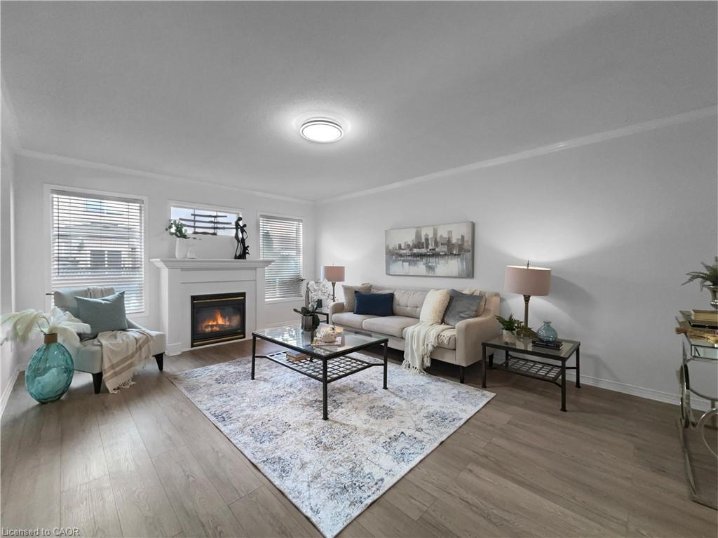 248 Hawkview Boulevard, Vaughan, ON - Indoor Photo Showing Living Room With Fireplace