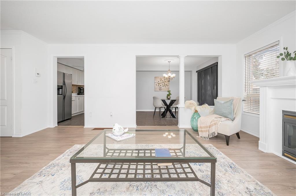 248 Hawkview Boulevard, Vaughan, ON - Indoor Photo Showing Living Room With Fireplace