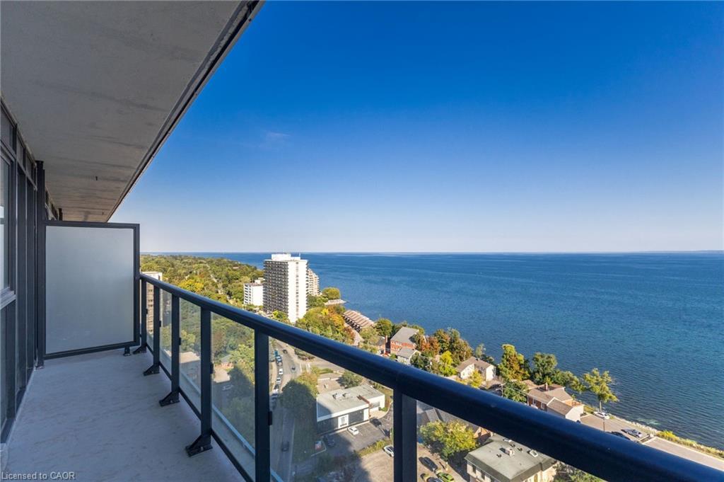 1805-370 Martha Street, Burlington, ON - Outdoor With Body Of Water With Balcony With View