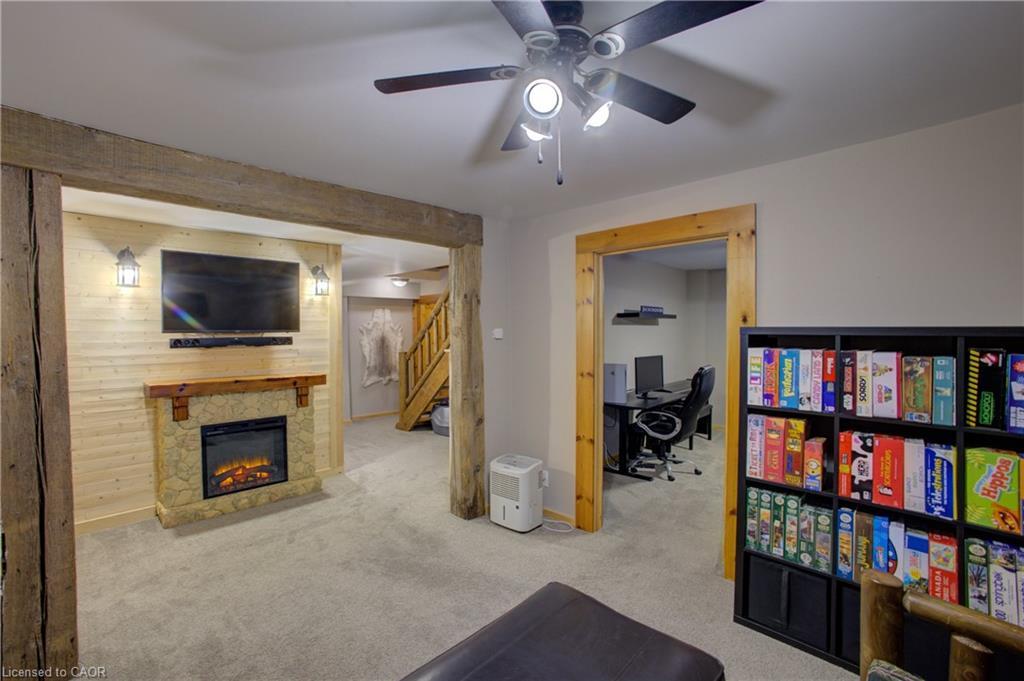 312302 Highway 6 Highway, Ayton, ON - Indoor With Fireplace