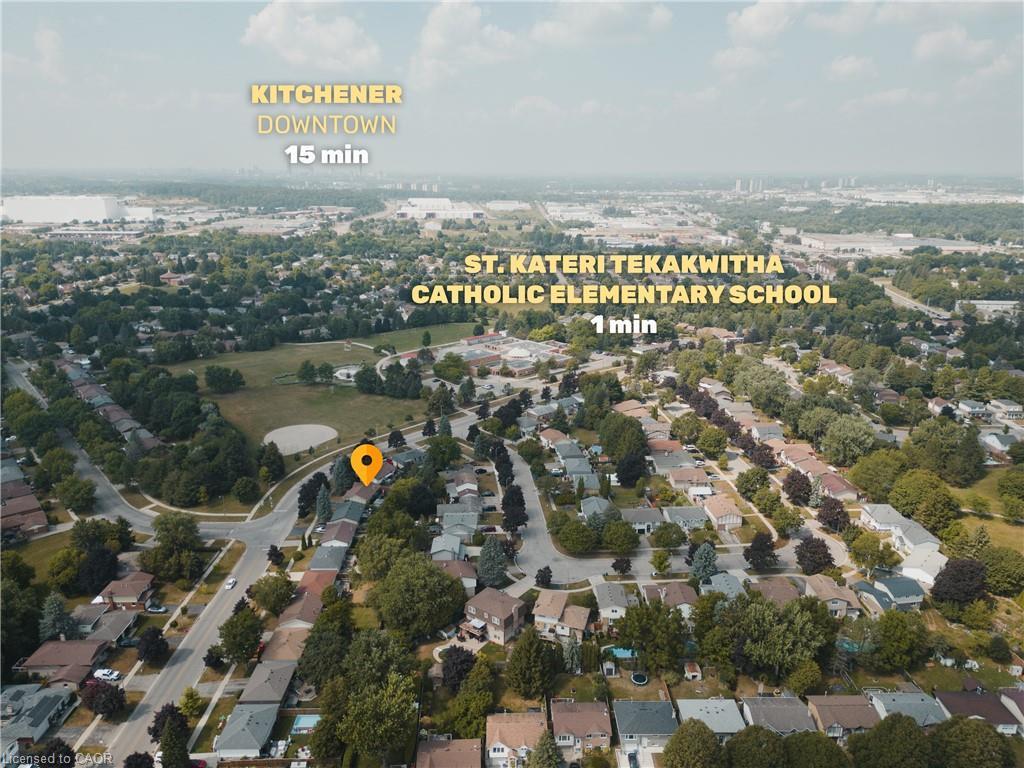 Upper Level-595 Pioneer Drive, Kitchener, ON - With View