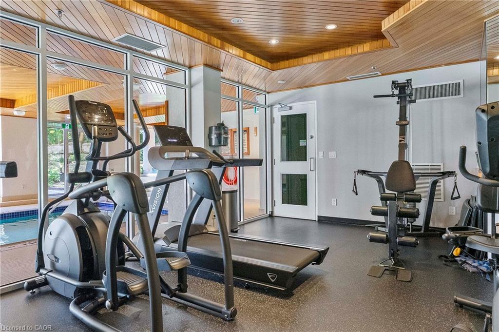 103-40 Old Mill Road, Oakville, ON - Indoor Photo Showing Gym Room
