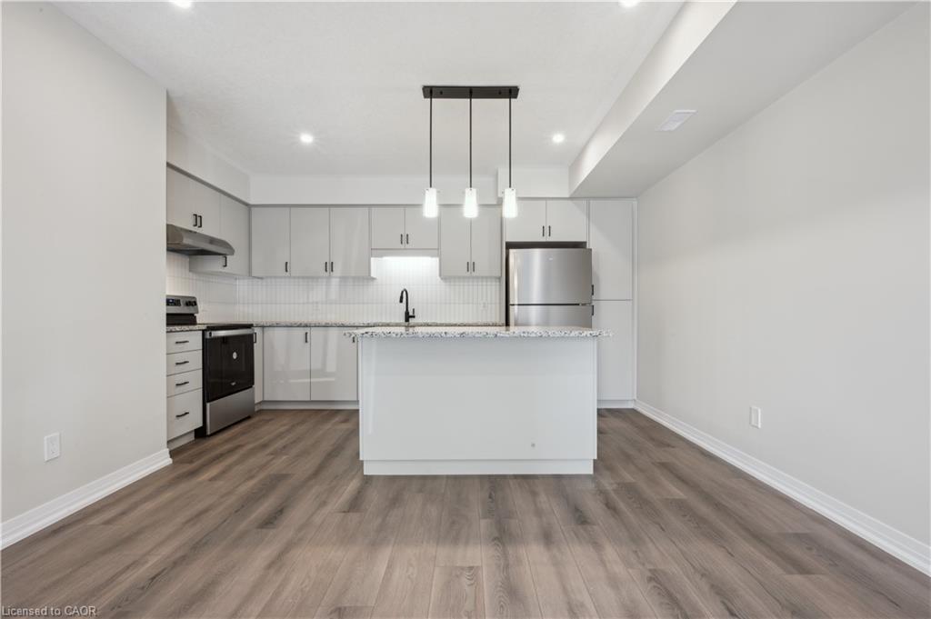 42 Urbane Boulevard, Kitchener, ON - Indoor Photo Showing Kitchen With Upgraded Kitchen