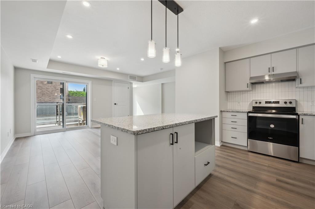42 Urbane Boulevard, Kitchener, ON - Indoor Photo Showing Kitchen With Upgraded Kitchen
