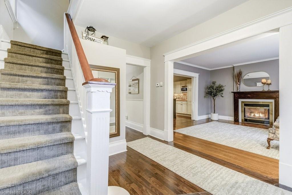 23 Abigail Avenue, Brantford, ON - Indoor Photo Showing Other Room With Fireplace