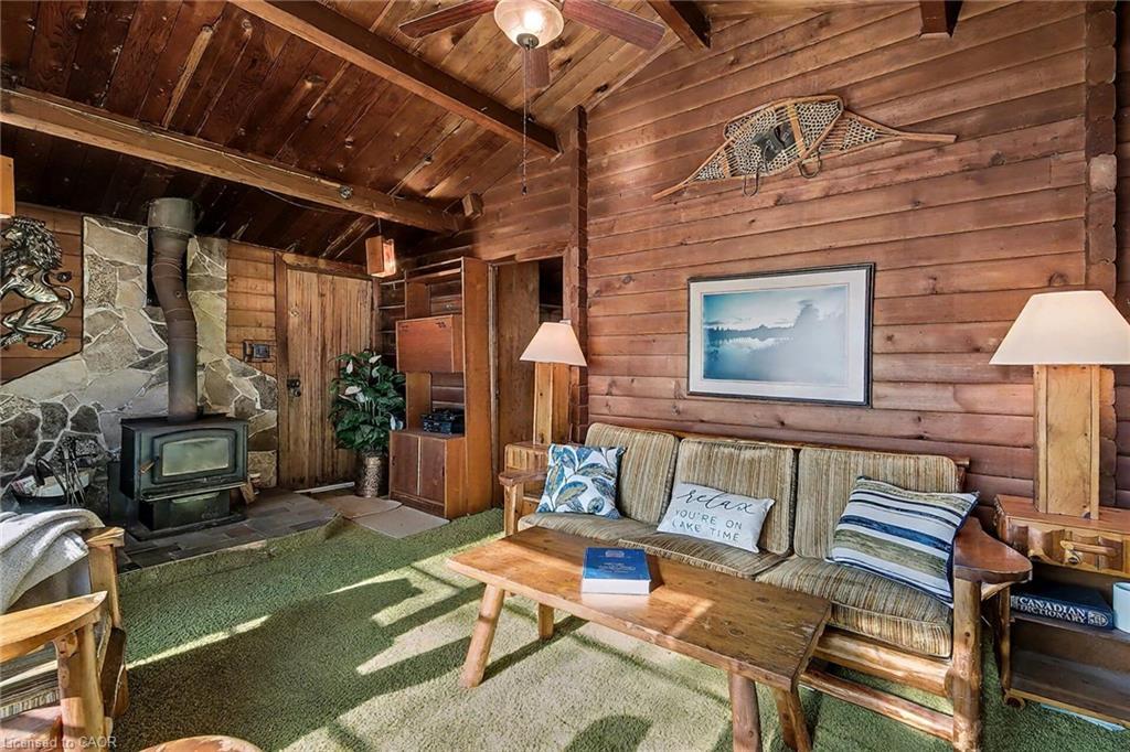 6361 16Th Line, Minto, ON - Indoor With Fireplace