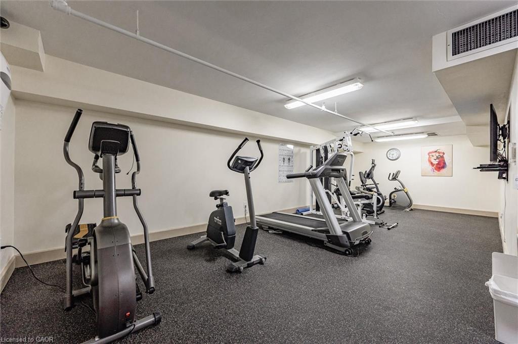 1107-5090 Pinedale Avenue, Burlington, ON - Indoor Photo Showing Gym Room