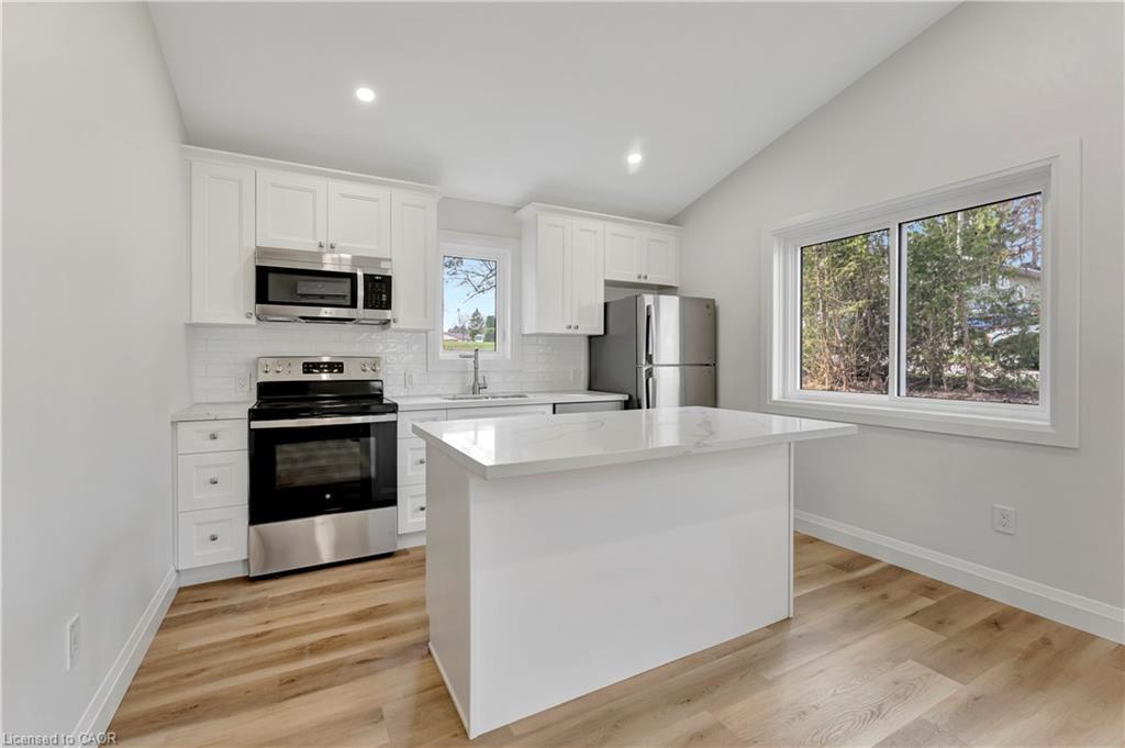 3-7 Hillside Drive, Kitchener, ON - Indoor Photo Showing Kitchen With Stainless Steel Kitchen With Upgraded Kitchen
